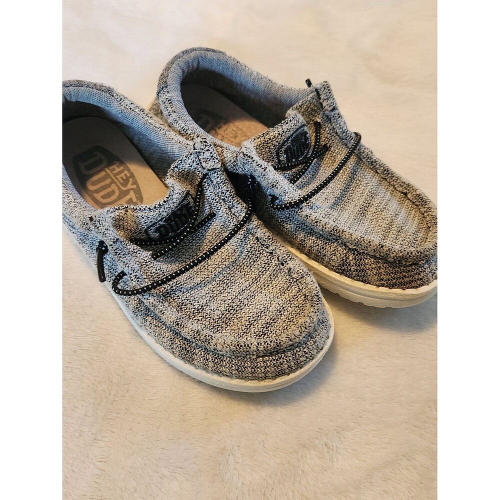 Hey Dude Wally Knit Slip-On Shoes in Heather Grey